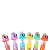 Маркер текстовыделитель жёлтый + 3шт. сменных картриджа желтых (цена за Набор