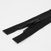 Молния &laquo;Трактор&raquo;, №8, разъёмная, замок автомат, 75 см, цвет чёрный, цена за 1 штуку