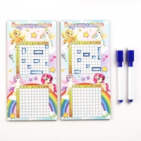 Настольная игра морской бой "Радужная схватка": 2 стираемых маркера, 2 деревянных поля Настольная игра морской бой "Радужная схватка": 2 стираемых маркера, 2 деревянных поля