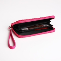 Кошелёк женский на молнии, цвет фуксия Кошелёк женский на молнии, цвет фуксия