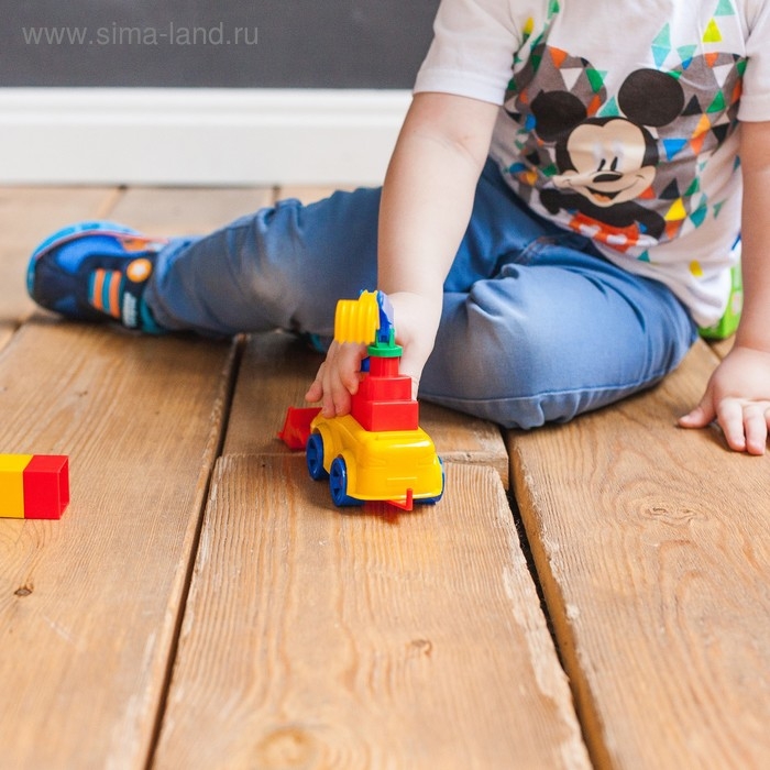 Конструктор &laquo;Мой Город&raquo;, Экскаватор, 18 деталей