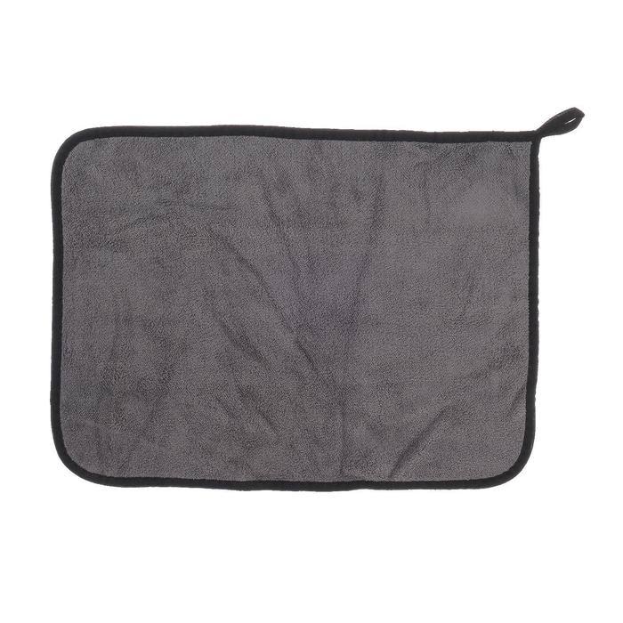 Тряпка для мытья авто, CARTAGE, микрофибра, 350 г/м², 30×40 cм, зелено-серая Тряпка для мытья авто, CARTAGE, микрофибра, 350 г/м², 30×40 cм, зелено-серая