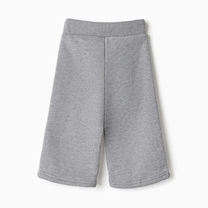 Брюки для девочки, НАЧЁС, цвет тёмно-серый меланж, рост 92 см