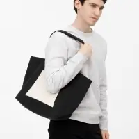 Шопер Shophop, черный с неокрашенным Шопер Shophop, черный с неокрашенным