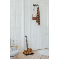 Лоток для обуви, 43,5&times;39 см, цвет чёрный