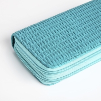 Кошелёк женский на молнии, цвет бирюзовый Кошелёк женский на молнии, цвет бирюзовый