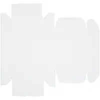 Коробка самосборная Light Case, белая, с белой ручкой