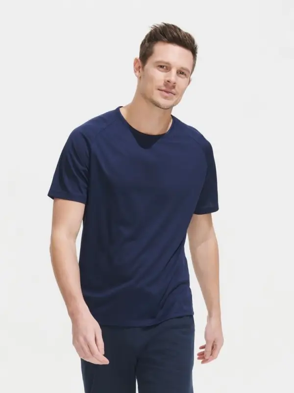 Футболка унисекс Sporty 140 красная, размер S