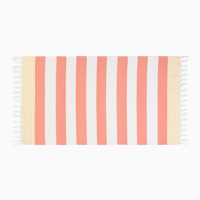 Полотенце пляжное Пештемаль, цв. оранжевый, 100*180 см, 100% хлопок, 180гр/м2 Полотенце пляжное Пештемаль, цв. оранжевый, 100*180 см, 100% хлопок, 180гр/м2