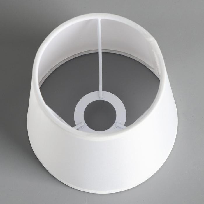 Абажур E14 белый 14х14х12,5 см Абажур E14 белый 14х14х12,5 см