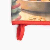 Новый год.Варежка-прихватка Этель Сookies 15х28см,саржа, 100% хл, ватин 250г/м2