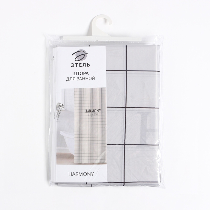 Штора для ванной &laquo;Harmony&raquo;, 145&times;180 см