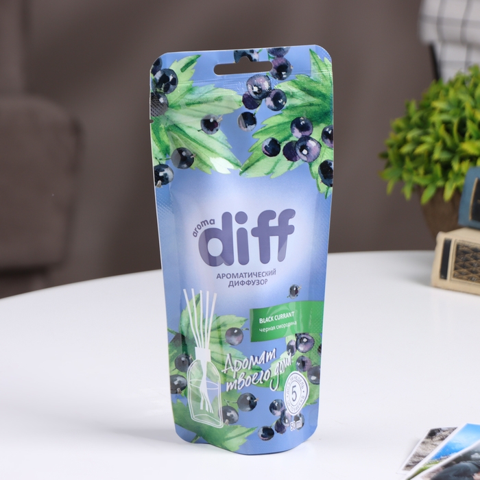 Диффузор ароматический Aroma Diff , 50 мл, черная смородина Диффузор ароматический Aroma Diff , 50 мл, черная смородина