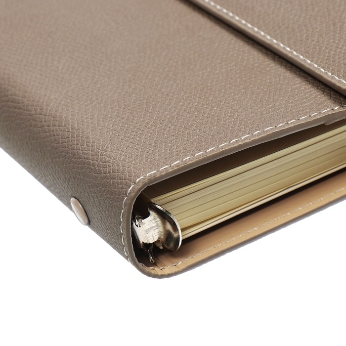 Органайзер на кольцах А5, 100л, линия, к/зам, с ручкой, в подар. короб., Серый Органайзер на кольцах А5, 100л, линия, к/зам, с ручкой, в подар. короб., Серый