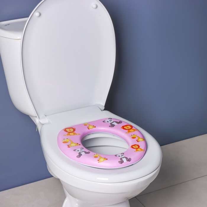 Сиденье для унитаза детское Доляна &laquo;Зверята&raquo;, 27&times;29 см
