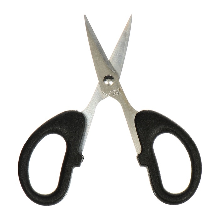 Ножницы канцелярские 11,7см Офис пластиковые ручки, европодвес Ножницы канцелярские 11,7см Офис пластиковые ручки, европодвес