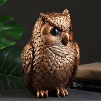 Копилка "Сова средняя" бронза, 25х20х30см Копилка "Сова средняя" бронза, 25х20х30см