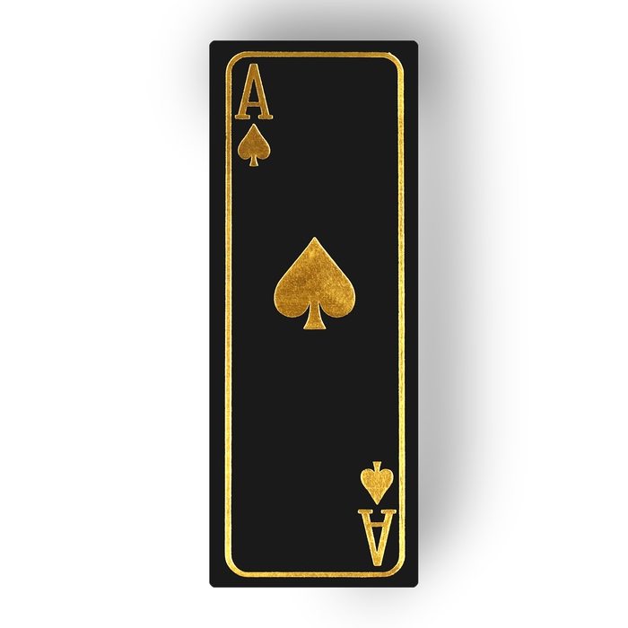 Карты игральные пластиковые "Mini", светящиеся, водонепроницаемые, 30 мкм,  8.7 х 3.2 см