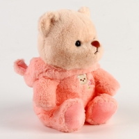 Мягкая игрушка &laquo;Медвежонок&raquo; в костюме, 23 см, цвет розовый