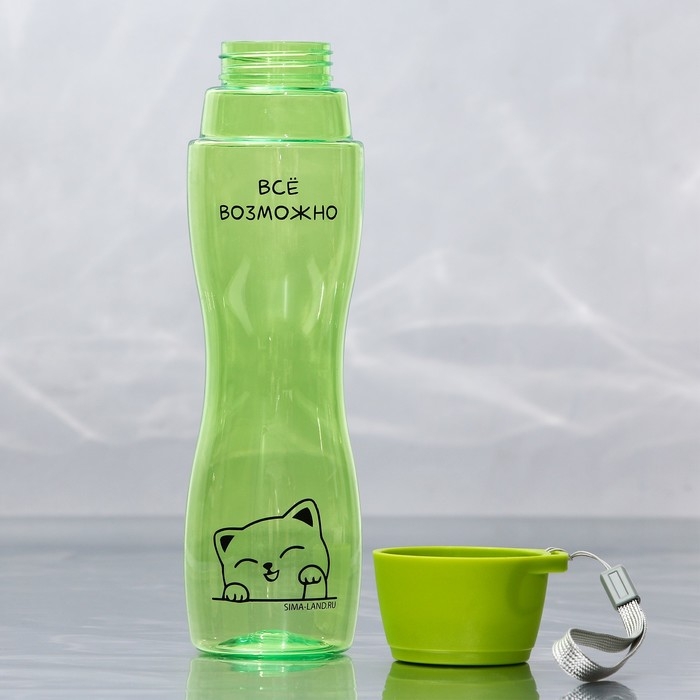 Бутылка для воды &laquo;Всё возможно&raquo;, 460 мл