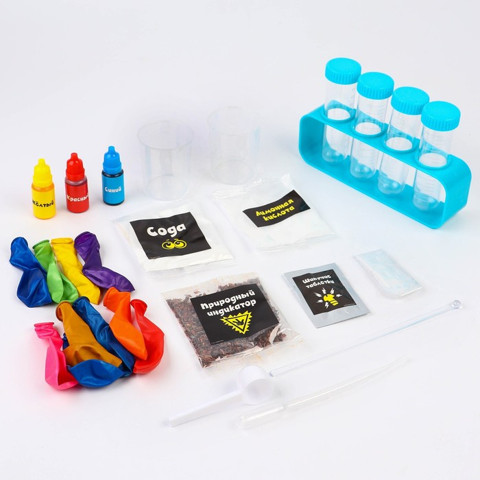 Набор для опытов Фиксики &laquo;Фикси опыты. Большой набор&raquo;, 12 опытов, Файер и Нолик