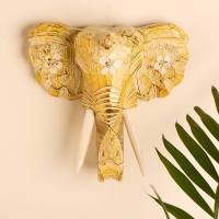 Сувенир дерево "Голова слона" 28х26х10,5 см Сувенир дерево "Голова слона" 28х26х10,5 см