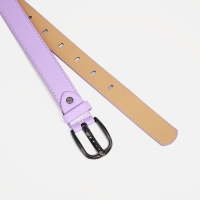 Ремень женский, ширина 2,8 см, винт, пряжка металл, цвет сиреневый Ремень женский, ширина 2,8 см, винт, пряжка металл, цвет сиреневый