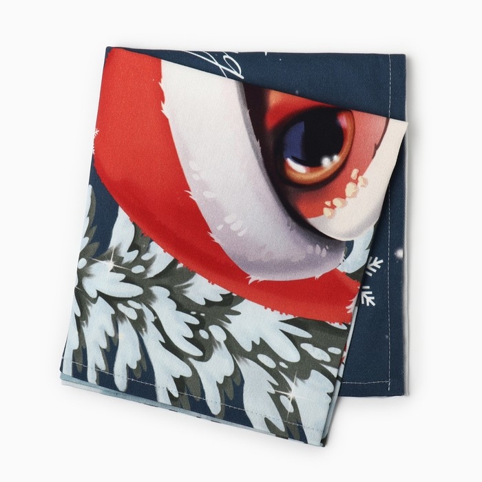 Новый год. Символ года. Змея. Полотенце кухонное: Новый год &laquo;Этель&raquo; Всё сбудется 40х70 см, 100% хл, саржа 190 г/м2