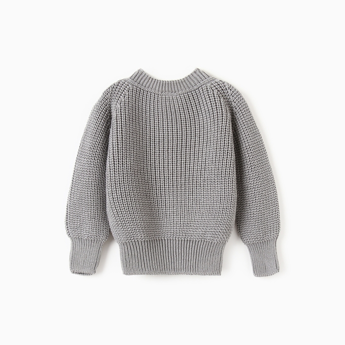 Джемпер вязаный Крошка Я, рост 92-98 см, серый Джемпер вязаный Крошка Я, рост 92-98 см, серый