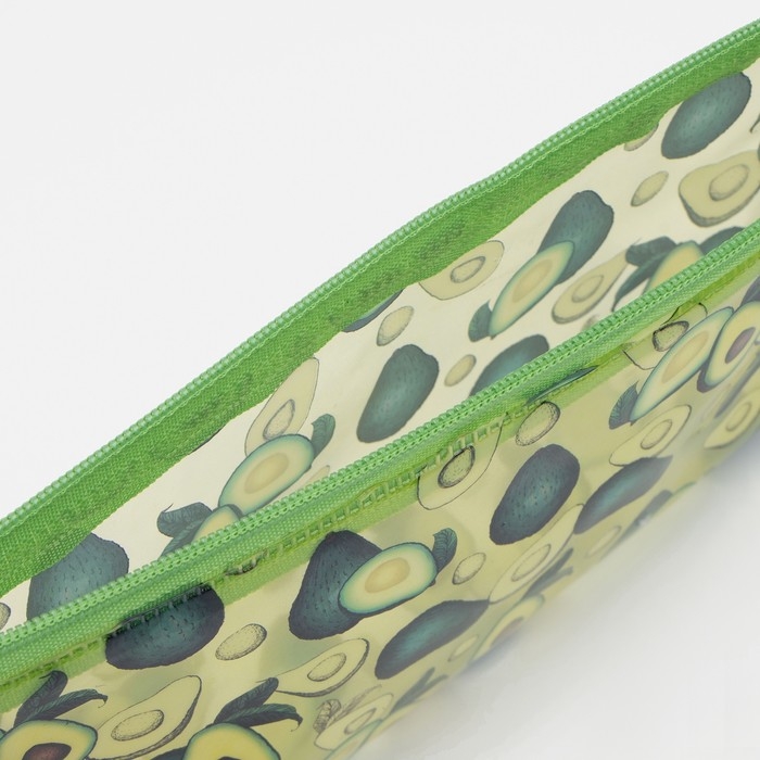 Косметичка на молнии, цвет зелёный Косметичка на молнии, цвет зелёный