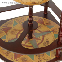 Глобус бар декоративный угловой "Карта Коломбо" 91х53х53 см Глобус бар декоративный угловой "Карта Коломбо" 91х53х53 см