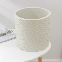 Кашпо для цветов со вставкой &laquo;Этна&raquo;, 9,5 л, d=28 см, h=27 см, цвет белый