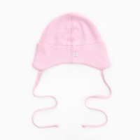 Шапка для девочки, цвет светло-розовый, размер 40-42 Шапка для девочки, цвет светло-розовый, размер 40-42