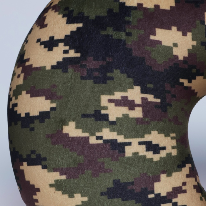 Подушка для путешествий антистресс &laquo;Хаки&raquo;, 29 х 29 см