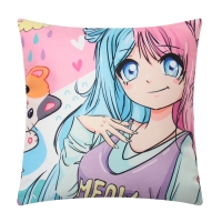 Подушка декоративная Аниме "Мяу" Подушка декоративная Аниме "Мяу"