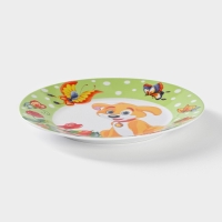 Набор детской посуды из керамики Доляна «Щенок», 3 предмета: кружка 230 мл, миска 400 мл, тарелка d=18 см Набор детской посуды из керамики Доляна «Щенок», 3 предмета: кружка 230 мл, миска 400 мл, тарелка d=18 см