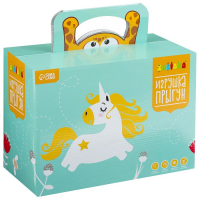 Попрыгун ZABIAKA &laquo;Единорог&raquo;, h=50 cм, 1300 г, цвет МИКС