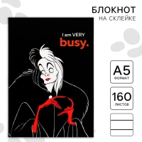Ежедневник А5, 160 листов, I’m very busy, Villians Ежедневник А5, 160 листов, I’m very busy, Villians