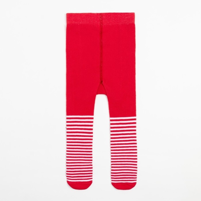 Новый год.Колготки Крошка Я "Дед Мороз", красный, рост 74-80 см