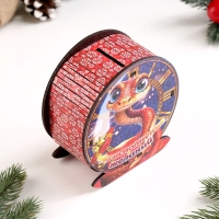 Копилка "Символ года 2025. На исполнение желаний!" 11,3х10,8х5,5 см