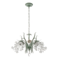 Люстра "Лиана" 5хЕ27 40Вт зелёный 45х45х40-90 см Люстра "Лиана" 5хЕ27 40Вт зелёный 45х45х40-90 см