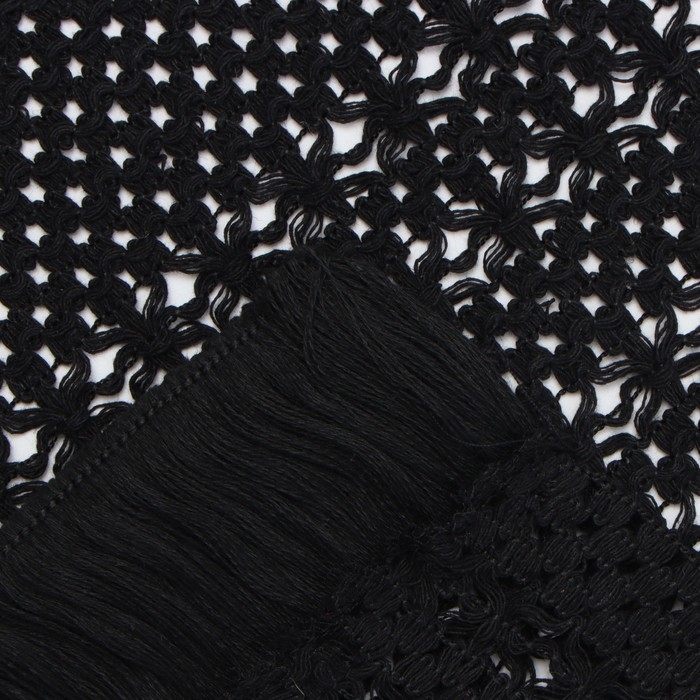 Дорожка Этель цв.черный 30*180 см, 50% хлопок 50% п/э