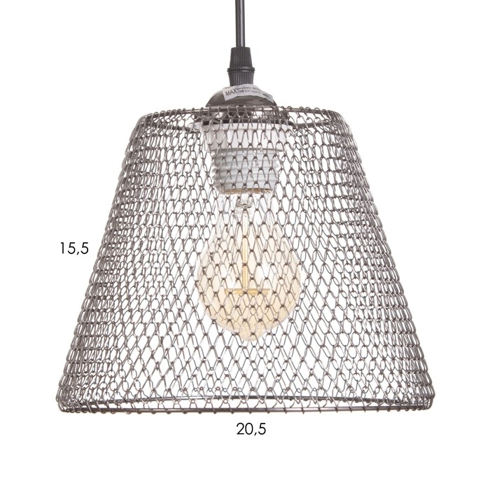 Светильник Светильник "Бенни" 1х40Вт Е27 Черный 20х20х80(20)см