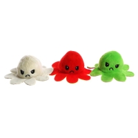 Мягкая игрушка-трансформер &laquo;Осьминог-перевёртыш&raquo;, 7 см, на брелоке, перевёртыш, цвета МИКС