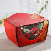 Набор салатников &laquo;Цветник&raquo;, 3 шт: 215 мл, d=11 см; 450 мл, d=15,8 см; 925 мл, d=18,8 см, МИКС