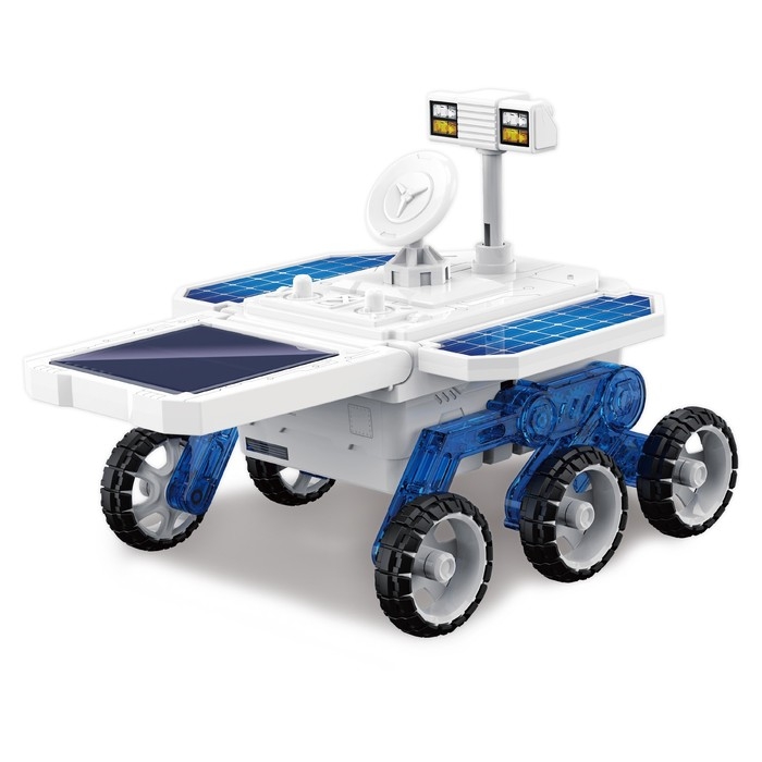 Электронный конструктор &laquo;Луноход&raquo;, 2 источника энергии, 44 детали, наклейки, отвёртка