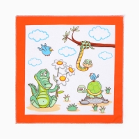 Набор носовых платков Крошка Я "Крокодил" 30*30 см-12 шт, 100% хлопок Набор носовых платков Крошка Я "Крокодил" 30*30 см-12 шт, 100% хлопок