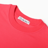 Комплект для девочек (свитшот, брюки), цвет фуксия, рост 104