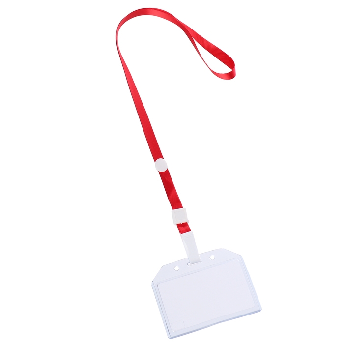 Бейдж горизонтальный 85 х 54 мм, ErichKrause прозрачный корпус, текстильная лента, цвет микс Бейдж горизонтальный 85 х 54 мм, ErichKrause прозрачный корпус, текстильная лента, цвет микс