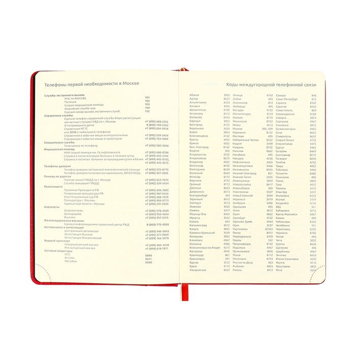 Ежедневник недатированный, A5 160 листов, кожзам, deVENTE. Klint, твердая обложка с поролоном, карман, ляссе, блок 70, красный